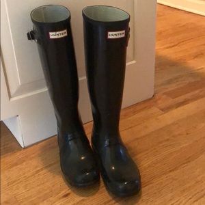 Women’s talk Hunter boots